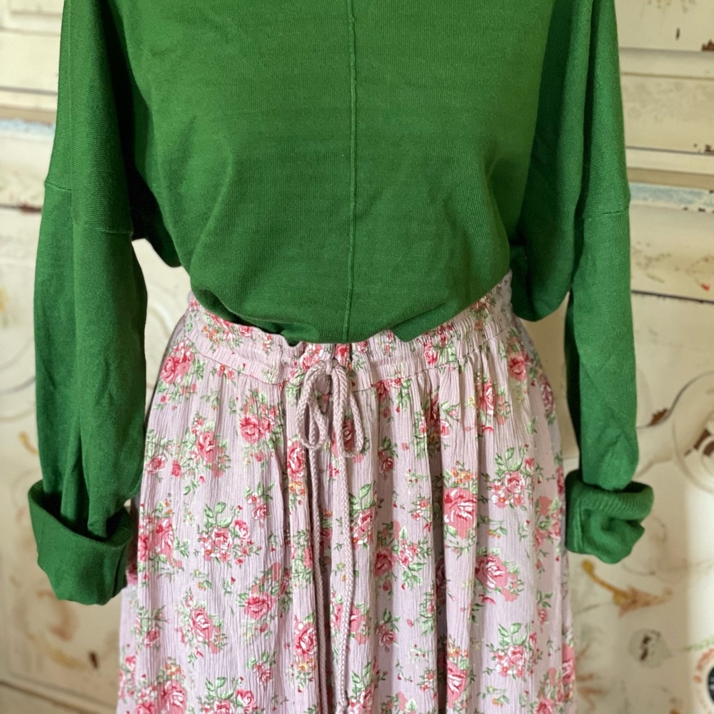 Maxi Skirt Plus Size Cottage Boho